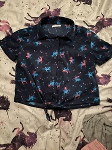 Blue Zoo girls unicorn blouse age 12 - Picture 1 of 1