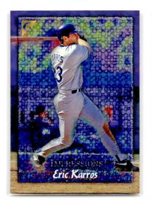 Topps Gallery #143 1998 Eric Karros Impressions Los Angeles Dodgers béisbol Foto 1 de 2