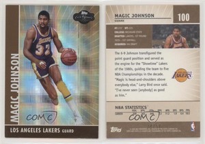 2008-09 Topps Co-Signers Bronze Hyper /50 Magic Johnson #100 HOF