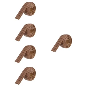 Set of 5 Zierborte An Der Taille Rot Streifen Klebeband Deko Tisch - Bild 1 von 12