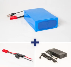 Lithium-Ionen Akku 36V 25Ah 900Wh Akkupack incl. 60A BMS & Ladegerät für E-Bike - Afbeelding 1 van 3