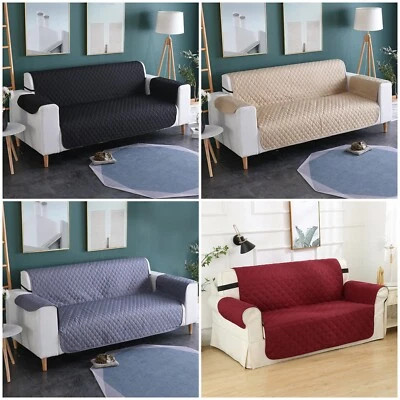 Waterproof 2/3 Seater Sofa Cover Couch Protector Washable Anti-slip Pet Dog Mat - image 1 of 4