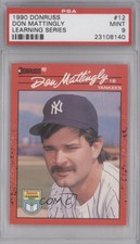 1990 Donruss Learning Series Don Mattingly #12 PSA 9 MINT
