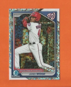 2024 BOWMAN CHROME PROSPECT MINI DIAMOND REFRACTOR JAMES WOOD #BCP-91 A - Picture 1 of 2
