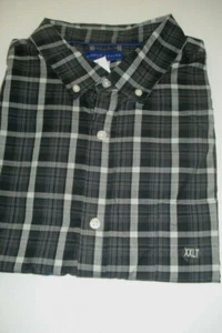 Camisa a Cuadros Gris Grande y Alta Para Hombre Talla XXLT (2 XLT) Nueva - Imagen 1 de 1