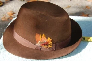 Stetson Medalist Fedora, Größe 7 3/8, sehr guter Zustand - H28 - Bild 1 von 3
