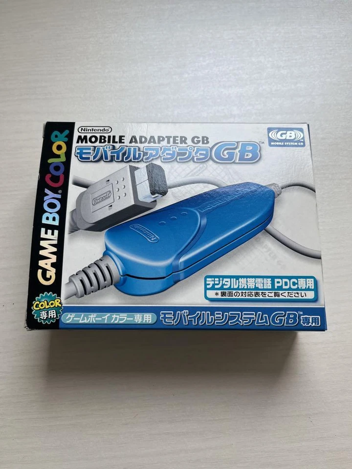 Mobile adapter GB For Game boy color Blue PDC Peripheral equipment Toy Nintendo - Image 1 of 2