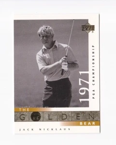 Upper Deck #114 2001 Jack Nicklaus GB 71 PGA golf The Golden Bear - Imagen 1 de 2