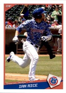 2017 Tennessee Smokies Grandstand #28 Ian Rice Huntsville Alabama Baseball Card
