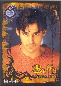 TARJETA PROMOCIONAL BUFFY THE VAMPIRE SLAYER 2000 TINTAS SDCC FAN CLUB 3 DE 4 XANDER - Imagen 1 de 1