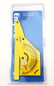 Empire 2791 Protractor Angle Finder 0 to 80 Degree Readout Brass Hardware 6" - Picture 1 of 8