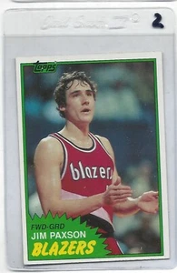 1981 TOPPS #87 WEST JIM PAXSON ROOKIE CARD PACK FRESH SHARP 0,99 SHIP - Bild 1 von 1