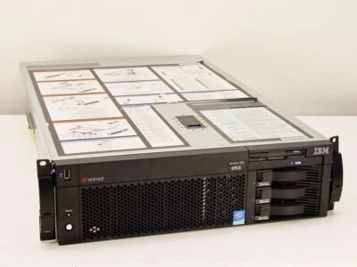 IBM 8686-1RX 19" Rack Server xSeries 360 E w/3x 36.4 GB FRU 06P5759 Hard Drives - Image 1 of 4