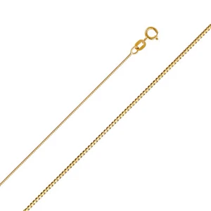 Massive 14kt Gelbgold Halskette Goldkette Box Figaro Cuban Curb - Bild 1 von 3