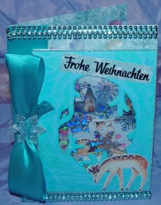 XL Grußkarte Weihnachten Weihnachtskarte Schüttelkarte Geldgeschenk Handarbeit 3 - Bild 1 von 7
