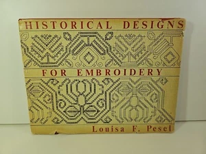 Historical Designs for Embroidery by Louisa F Pesel (HB, 1956) - Picture 1 of 12