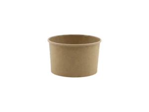 200 Stk Eisbecher KRAFT Einweg Eiscremebecher Pappbecher Papier rund - Bild 1 von 1