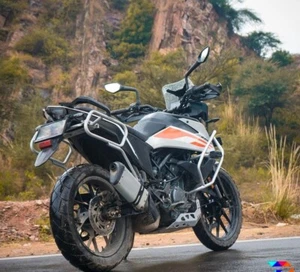 "SADDLE STAY KUSTOM, SILVER" FIT FOR KTM ADVENTURE 250/390/390X - Picture 1 of 7