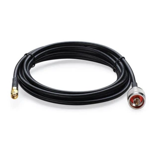 Paquete de 5 cables adaptador de antena WiFi tipo N macho a RP-SMA KSR195 baja pérdida tipo N 1 m - Imagen 1 de 4
