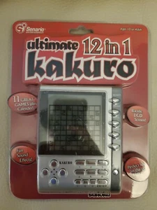 Senario Ultimate 12 in 1 Kakuro Handheld Electronic Game New Sealed. - Picture 1 of 6