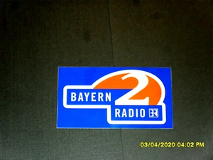 Pegatina / Sticker + Radio Bayern 2 + BR - Imagen 1 de 1