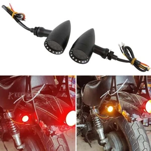 For Honda VTX1300C 1300 VTX1800C CMX Motorcycle Bullet LED Turn Signal Lights - Picture 1 of 10