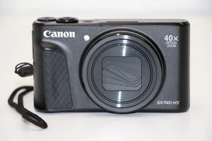 Canon PowerShot SX740 HS 20.3MP Point & Shoot Camera - Black - Picture 1 of 14