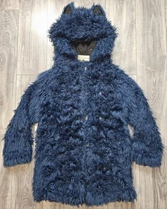 Spirit Hoods Collectors Edition 2019 Kunstfell Wolf Jacke Navy Blau Damen Small - Bild 1 von 12