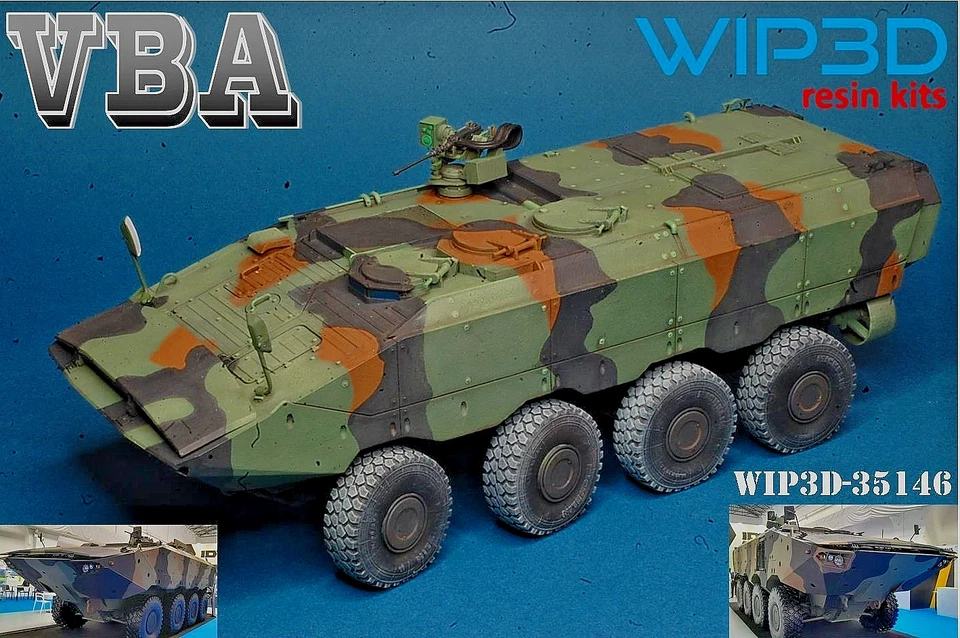 VBA 8x8 Armoured Vehicle   Italian Amphibious Forces  1/35  WIP3D Re KIT 35146 - Immagine 1 di 4