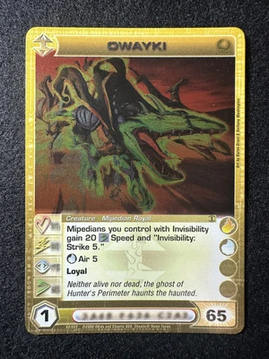 Chaotic Max E 65 Owayki 52/222 BTD 1st Edition Foil Rare NM - Image 1 of 2