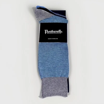 Pantherella Men’s Socks 3 Pack Dress Socks Cotton Size Small 6-7 Designer New - Image 1 of 4