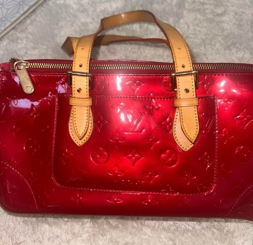 LOUIS VUITTON（LV） LOUIS VUITTON Vuitton Vernis Reade PM colore rosso pelle