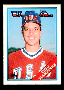 1988 Topps 66T Tino Martinez - Rookie Member USA Team - Seattle Mariners - Picture 1 of 2