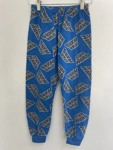 Primark Kids Boys Star Wars Print Fleece Elastic Waist Pull On PJ Pants Blue 7/8 - Picture 1 of 4