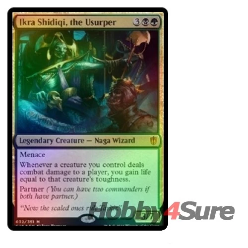 Foil Ikra Shidiqi, The Usurper M/NM Magic: The Gathering MTG Commander 2016 - Image 1 of 1