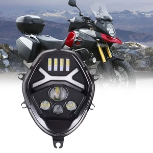 LED Headlight head lamp For Suzuki V-strom 650 1000 DL650 DL1000 2014-2021 w/DRL - Picture 1 of 11