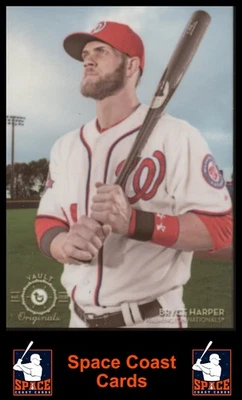2016 Topps Legacies of Baseball - Vault Metals #VM-50 Bryce Harper #/135 - Image 1 of 2