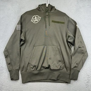 Army Performance Hoodie Herren Medium grün Pullover Flagge Polyester Militär Punkte - Bild 1 von 14