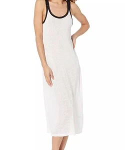 New Dkny White Swim Coverup with Scoop Neckline Size M MSRP $68 - Picture 1 of 6