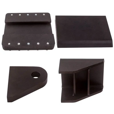 4x Log Splitter Wedge Slide Push Plate Hydraulic Cylinder Mount Set For 6'' Beam - Image 1 of 4