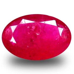 1.43 ct Extraordinary Oval Shape (8 x 5 mm) Red Sapphire Natural Gemstone - Picture 1 of 1