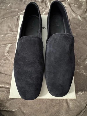 Mocasín de ballet Vince para mujer nuevo con caja Bray azul profundo gamuza talla US 10M/EUR 40 Foto 1 de 4