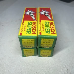 (4) Bosch Super W8AC Spark Plug New Old Stock New In Box Vintage - Picture 1 of 3