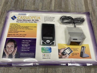 CASIO CASSIOPEIA Pocket Manager BE-300 Microsoft Windows Powered CE 3.0 NEW - Image 1 of 4