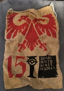 WARHAMMER 40,000 BURLAP CHRISTMAS STOCKING BAG SACK ASTRA MILITARUM 40K 25A3235 - Picture 1 of 1