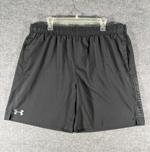 Pantalones Cortos Under Armour Para Hombres 2XL Negros Calce Suelto Atlético Gimnasio Entrenamiento UA Heatgear - Imagen 1 de 13