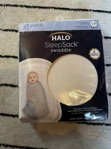 Halo Sleep Sack Swaddle Small 3-6 Months Cream Micro-fleece - Picture 1 of 3