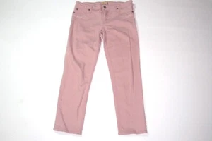 SANCTUARY DENIM Pink Embellished Embroidered Cropped Jeans Size 28 Waist - Picture 1 of 4