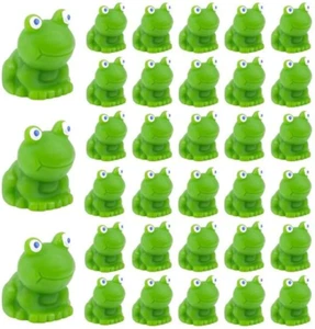 20Pcs Green Resin Mini Frogs,Green Miniature Tiny Frog Figurines Cute Frog Decor - Picture 1 of 4