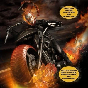 Mezco Toyz: One12 Ghost Rider with Hellcycle. - Picture 1 of 4